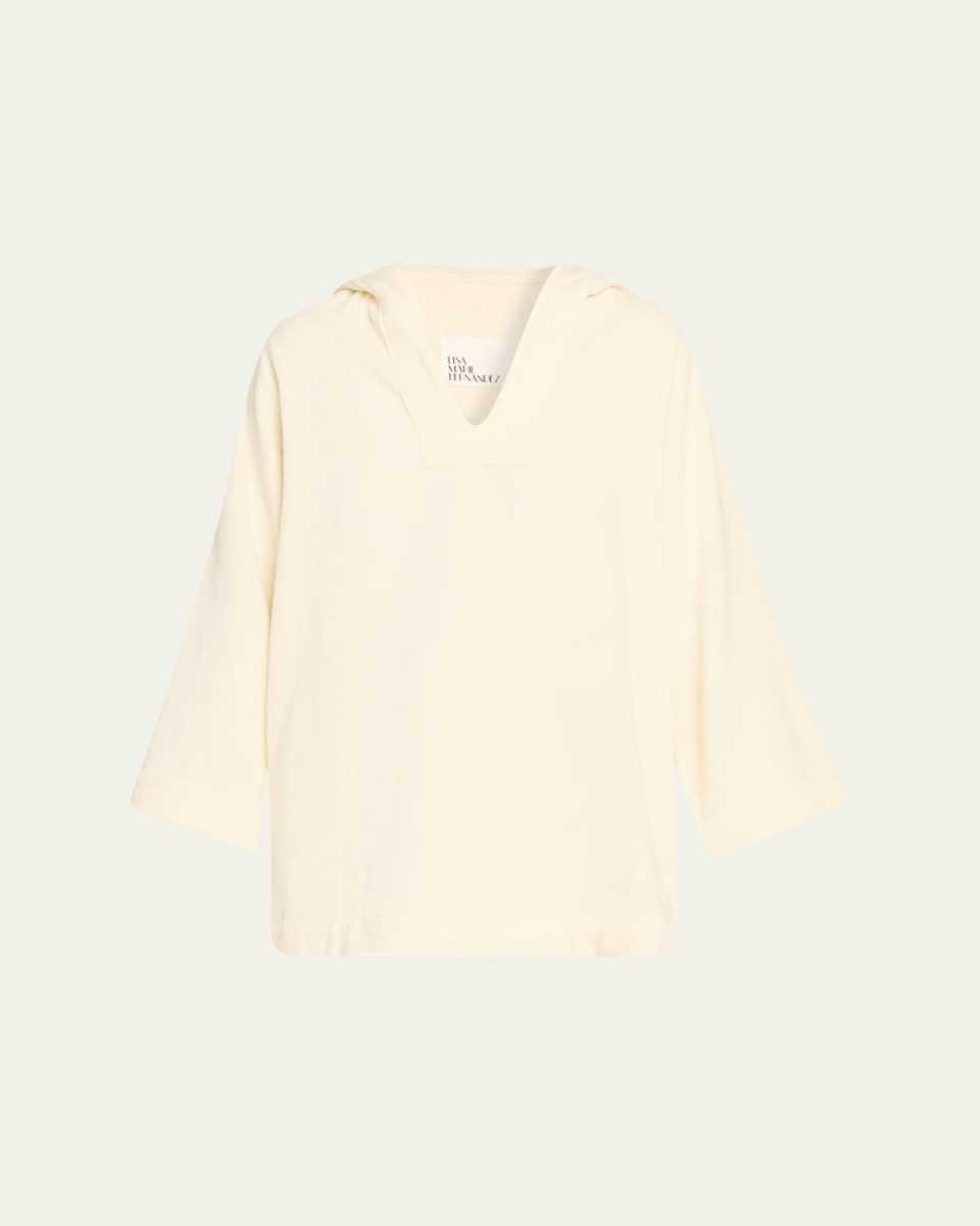 Terry Cloth Hooded Tunic Coverup